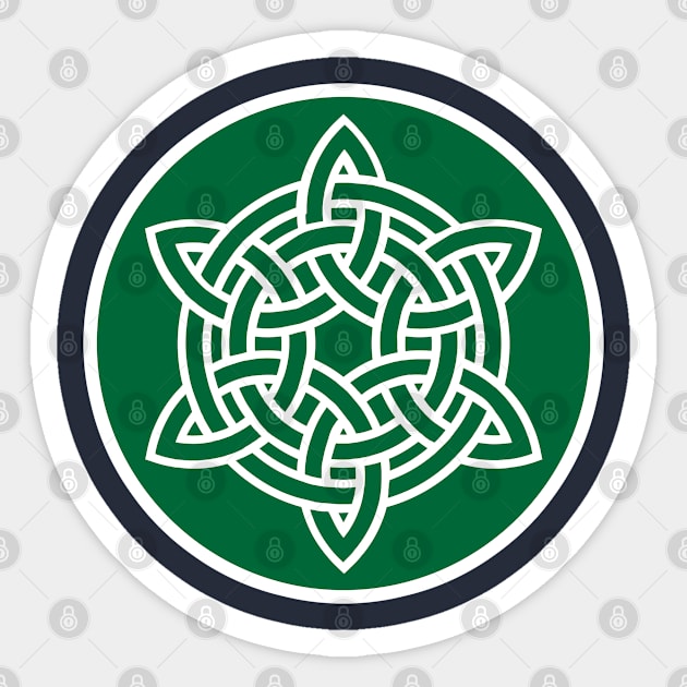 Ireland Celtic Knot Design Sticker by BE MY GUEST MARKETING LLC